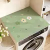 Funda simple de tierra de diatomeas para lavadora de tambor, funda a prueba de polvo, funda absorbente de agua y resistente al sol para refrigerador, base a prueba de polvo para mesita de noche