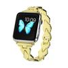 Correa Metálica de Cadena en Forma de Diamante Adecuada para Apple Watch Generación 789 iWatch S10 S11 Ultra Pulsera