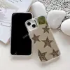 Funda Popular de Comercio Exterior con Estampado de Leopardo y Estrellas con Espejo para iPhone 17, Adecuada para Apple 16 Pro, con Función de Espejo de Maquillaje