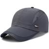 Chapéu de Malha Respirável de Verão Masculino Proteção Solar ao Ar Livre Aba de Sol Boné de Baseball Masculino Boné com Aba Moda Casual Atacado