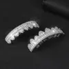 Accesorios Dentales Peculiares de Halloween con Galvanoplastia de Circonita Cúbica, Moda Amazon Rap Hip Hop Personalizado Hip-Hop Brackets Dentales al por Mayor