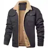 2024 nuevo abrigo de otoño e invierno transfronterizo para hombre, abrigo de algodón con forro polar, chaqueta casual, chaqueta para hombre, venta al por mayor de fábrica