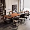 Mesa de Té de Madera Maciza Mesa de Té para Recepción y Reuniones Mesa para Preparar Té Mesa Grande para Oficina de Jefe con Bandeja para Té Tetera Integrada
