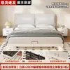 Cama Colgante de Hierro Forjado para Dormitorio del Hogar Cama Doble Moderna Simple Marco de Metal Oreja de Elefante Cama Suave Se Puede Personalizar