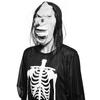 Halloween látex zumbi máscara casa assombrada vestir-se bola câmara escapar horror cabelo comprido fantasma capa de cabeça de comércio exterior atacado