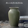 Vaso de grande diâmetro cerâmica hidropônico hidropônico porta-flores flor simulação feito à mão retrô garrafa de ameixa grande flor seca fresca