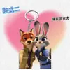 Llavero de Nick y Judy de Zootopia Acrílico de Doble Cara Mochila de Alta Calidad Colgante Lindo Regalo Mercancía