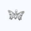 Suministro Exclusivo Transfronterizo de Nuevos Collares de Mariposa Chinos, Pulseras, Colgantes, Accesorios de Joyería, Accesorios de Aleación de Plata Retro al Por Mayor