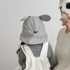 Sombrero de Sol para Niños Estilo Coreano, Estilo Delgado para Primavera y Otoño, Sombrero de Pescador de Ala Ancha, Sombrero de Cubo Unisex para Bebé con Protección Solar Ajustable para el Verano