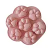 Molde Criativo de Silicone Patinha de Gato de Desenho Animado com Osso para Fazer Bolos, Sabonetes Artesanais, Pudim de Chocolate, Gelatina, Cubos de Gelo, Cera e Doces