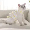 Suministros de Recuperación Post-Quirúrgica para Gatos Mascotas: Traje de Esterilización con Vendaje Transpirable y Cómodo Anti-Arañazos, Anti-Lamido, Anti-Mordeduras para Gata en Destete