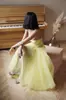 Amazon AliExpress Estación Independiente Comercio Exterior Elegante Encaje Aumentar Vestido de Noche Baile Vestido Midi Multicolor Tubo