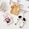 Portatarjetas de Felpa Original Ins Lindo Oso Conejo Cachorro 3 pulgadas Tarjeta Pequeña Tarjeta de Idol Estrella Tarjeta Pequeña Portatarjetas Portatarjetas
