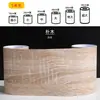 Pegatina de veta de madera autoadhesiva cubierta de madera maciza para tapar agujeros reparación de piso borde de puerta de madera tira decorativa renovación de armario muebles
