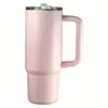 Taza de coche de acero inoxidable 304 de doble capa con aislamiento al vacío de 20 oz, taza de doble capa para café frío (cold-retaining 30 ice-brew) en stock