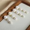 Pendientes antiguos de estilo clásico, ligeros, de lujo, vintage, con perlas de imitación, redondos, con borlas, largos, al por mayor, para mujer.