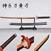 Espada de Cosplay Desmontável de Madeira Atualizada da Série Demon Slayer Anime Japonês: Lâmina Nichirin de Kimetsu No Yaiba para Performance de Palco