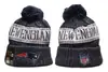 Gorro de Punto Rugby Exportado Transfronterizo con Bordado, Gorro Tejido de Equipo, Gorro para Clima Frío, Forro de Polar, Cálido, Protector de Orejas, Gorro Deportivo, A Prueba de Frío