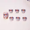 Estampado de Leopardo Transparente Accesorios de Arte para Uñas Estilo Cartoon Japonés Piezas Pequeñas de Resina Decoración de Uñas Clips para Pendientes DIY