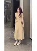 Conjunto de Moda Lujoso y Único con un Ambiente de Alta Gama, Nuevo Estilo Verano 2026, Top de Cuello Cuadrado y Falda de Campana Inspirados en Chanel para Mujer