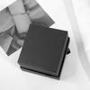 Caja de regalo con lazo de regalo de alta gama con cubierta de cielo y tierra negra, embalaje, caja de regalo, caja de mesa, caja de regalo que se puede personalizar