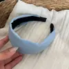 Diadema coreana de verano de color liso con ala ancha para lavarse la cara, copete alto, uso diario, te hace ver más joven, cubre las canas, accesorio para el cabello