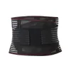 Cinturón de soporte lumbar ligero y transpirable de malla para distensión muscular lumbar con soporte de placa de acero, soporte de cintura unisex, faja abdominal, protector de cintura
