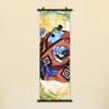 Dibujo animado anime One Piece Personaje dorado Luffy Sauron superventas pintura colgante habitación dormitorio pintura colgante recomendación exposición cómic
