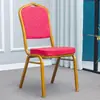 Silla de Banquete de Hotel Silla Especial para Comedor de Restaurante Silla de General Silla para Eventos de Boda Oficina Premium VIP Silla con Respaldo de Corona Amarilla Bolsa