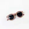 Gafas de Sol Redondas Pequeñas de Silicona Estilo Coreano para Bebé Gafas Anti-UV UV400 Moda para Bebé Gafas de Sol Polarizadas