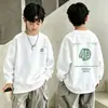 Sudadera con forro polar para niño, elegante ropa de otoño para niños, nuevo modelo 2026, suéter para niño, top de camiseta de manga larga para bebés y niños pequeños