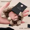 Nova Coleção Coreana de Scrunchies Plissados de Renda com um Toque de Luxo, Acessório de Prendedor de Cabelo Simples e Moderno com um Toque de Elegância