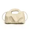 Bolsas Transfronteiriças Bolsas Plissadas, Personalizadas, Simples e Modernas Bolsas Transversais Femininas 2024 Novas Bolsas de Ombro com Textura de Nicho
