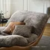 Diseñador Nórdico Creativo Moderno Simple Sala de Estar Sofá de Ocio Sillón Reclinable Persona Perezosa Hogar Dormitorio Silla Sofá de Alta Gama