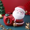Porta lápices y alcancía de Santa Claus de producto transfronterizo, caja de almacenamiento creativa, caja de dinero, regalo infantil de Año Nuevo, adorno de resina