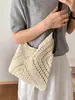 Bolso Grande de Gran Capacidad Calado Estilo Relajado para Mujer 2026 Nuevo Bolso de Hombro Cruzado para Viajar Bolso Tote Tejido Bolso de Paja