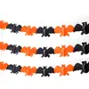 Flores de Papel de Halloween, Suprimentos de Decoração de Halloween, Adereços de Decoração de Cena de Bar, Aranha, Abóbora, Fantasma