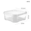 Refrigerador Caja Sellada para Conservar Frescura Carne Fresca Caja de Almacenamiento para Refrigerador Caja Sellada para Conservar Frutas y Verduras Caja de Almacenamiento para Exteriores