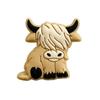 Cuentas de Silicona de Animales Transfronterizos Caricatura de Vaca Cuentas Sueltas Joyería DIY Accesorios para Llaveros Cuentas de Silicona de Perezoso Venta al por Mayor