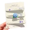 2026 Nuevo Pasador de Pelo de Dibujos Animados Pasador de Pelo Dulce con Lazo Pinza Lateral Exquisita de Gama Alta Pinza de Pato