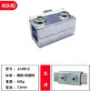 Conector de Fijación Rápido Galvanizado de Hierro Cuadrado 40*40mm para Tubo Cuadrado 25*25 Abrazadera de Fijación para Tubo de Acero Cuadrado Sin Soldadura Requerida