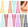 Caja de Set de Puntas para Uñas Manicura Sólida Color Mate con Brillo Estilo Francés de 288 Piezas, el Más Vendido de Amazon