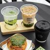 Vaso Desechable para Café con Tapa Vaso Comercial de PET para Bebidas Frías Té de Frutas Té de Limón Plástico Transparente Vaso para Té con Leche Venta al por Mayor