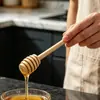 Palito de mel com cabo longo, palito agitador criativo, palito para pegar mel, palito agitador doméstico para doce de malte, geleia e loja de sobremesas