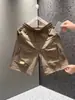 Shorts Casuais Esportivos Masculinos Versáteis Tendência 2026 Verão Novo Estilo Bolso com Zíper Logotipo Pequeno Cordão