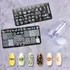 Placa de Estampado para Uñas Transfronteriza Set de Sellos Transferencia de Uñas Salón de Uñas Mismo Estilo Fabricante de Impresión por Transferencia Mayoreo