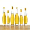 Botellas de vidrio al por mayor para aceite, botellas dispensadoras de aceite de oliva y aceite de sésamo, botellas de embalaje de aceite de cacahuete y aceite de colza, recipientes sellados de aceite de camelia