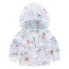 Roupa Infantil de Verão para Proteção Solar, Roupa Infantil para Proteção Solar, Roupa Climatizada Externa Respirável e Leve, Jaqueta com Capuz, Roupa Infantil Roupa de Pele