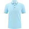 Verano Solapa Ropa de Trabajo Manga Corta Camisa Polo Fabricante Venta al por Mayor Camiseta Publicitaria para Hombre Logotipo Corporativo Ropa de Trabajo Camiseta Manga Corta