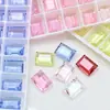 Açúcar de Pedra Transparente Grande Dongzhou 14*10 Fino K9 Ponta Afiada de Ângulo Reto Inferior Unha Artística Diamante Unha Artística Diamante Acessórios de Joalheria 10 Peças